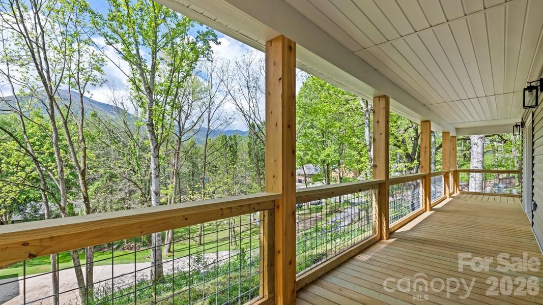 Exterior details and patio area of a home in , Maggie Valley (Image 27).