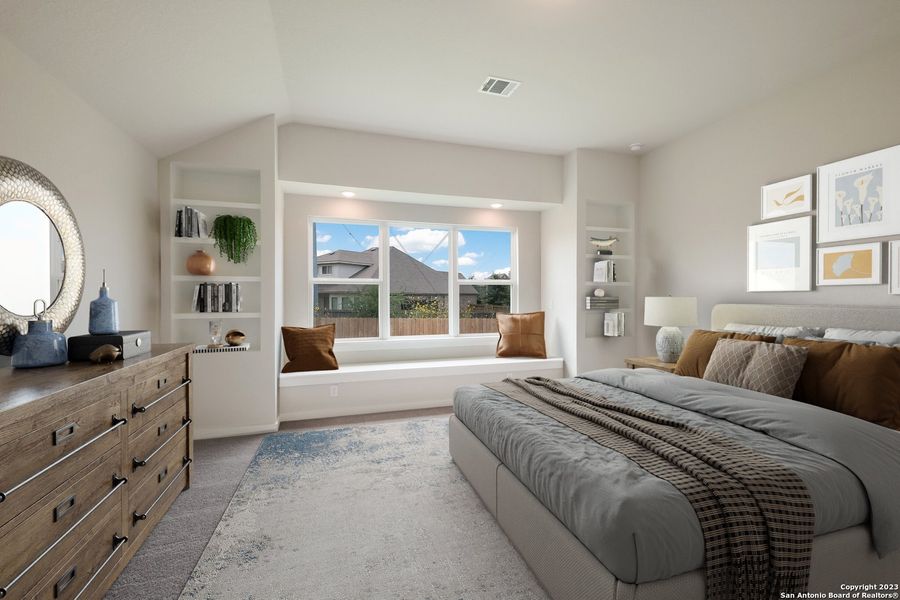 Furnished interior view inside a new home in Foxbrook, Cibolo (Image 11).