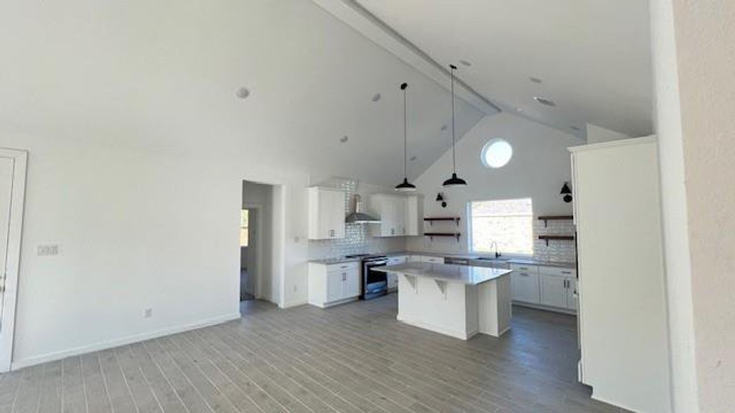 Bright open floorplan