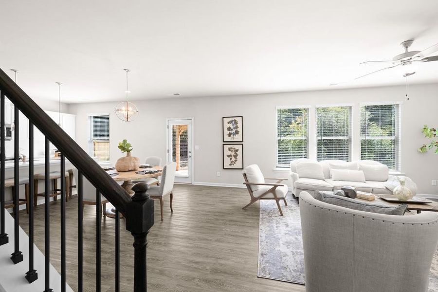 Furnished interior view inside a new home in Sutton's Landing, Statham (Image 12).