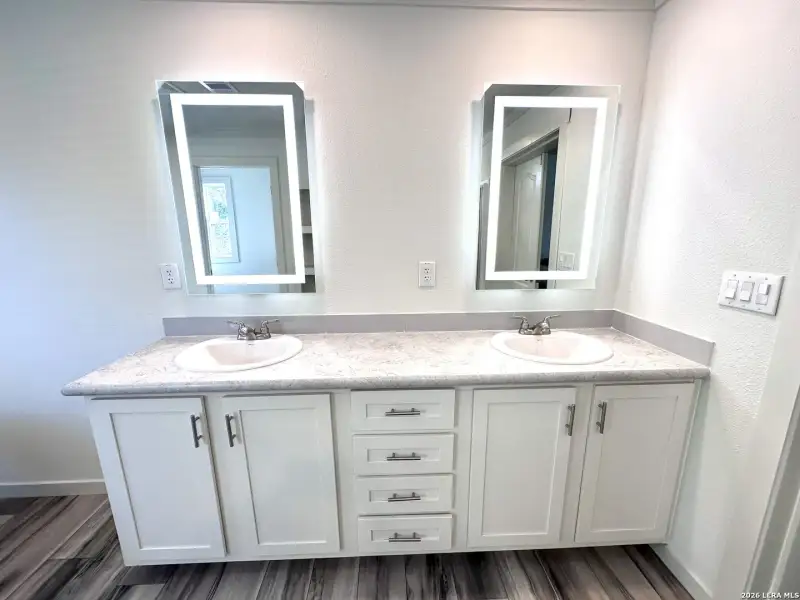 Furnished interior view inside a new home in , Lakehills (Image 9).
