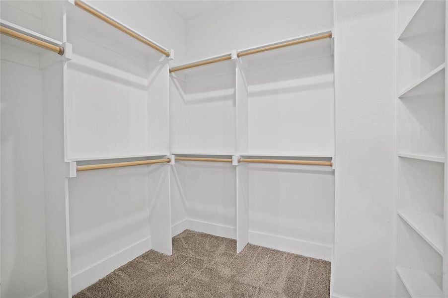 Walk-in closet.