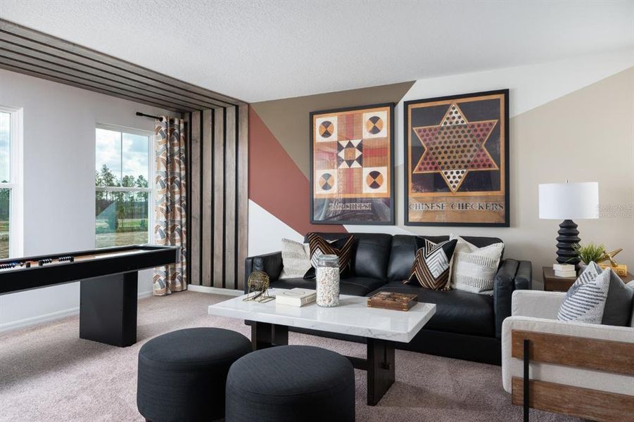 Furnished interior view inside a new home in Pasadena Ridge, Zephyrhills (Image 12).