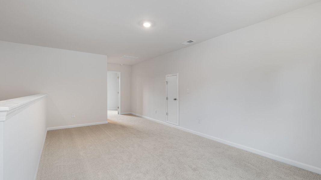 Spacious, unfurnished interior of a new home in The Villas at Kinsley, Jamestown (Image 15). Spacious, unfurnished interior of a new home in The Villas at Kinsley, Jamestown (Image 15).