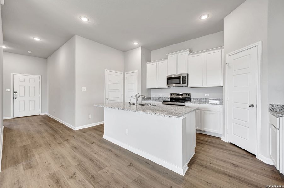 Furnished interior view inside a new home in Greenspoint Heights, Seguin (Image 13).