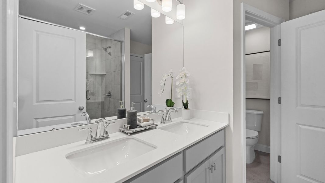 Furnished interior view inside a new home in Odell Park, Charlotte (Image 14).