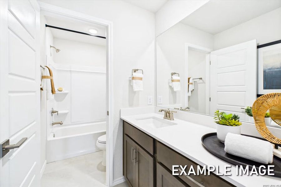 Furnished interior view inside a new home in Applewhite Meadows, San Antonio (Image 10).