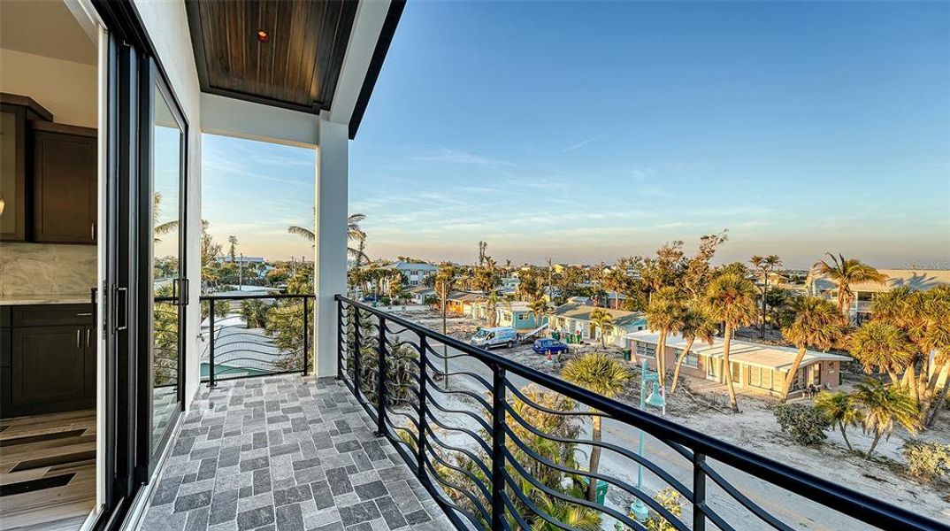 Exterior details and patio area of a home in , Englewood (Image 2). Exterior details and patio area of a home in , Englewood (Image 2).