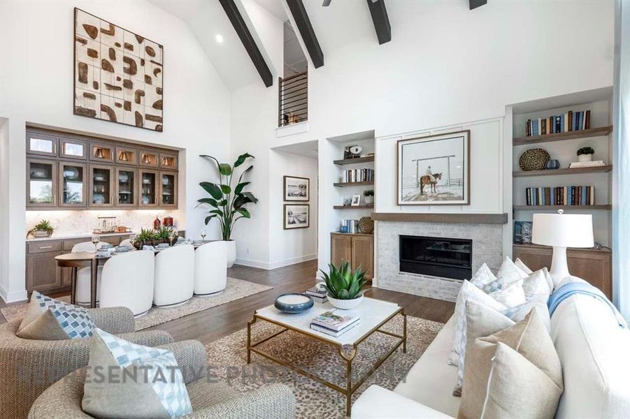 Furnished interior view inside a new home in Heritage Ranch, Sherman (Image 7).
