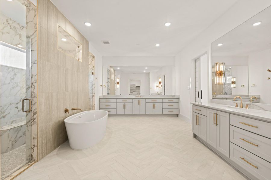 Furnished interior view inside a new home in Weston Lakes, Fulshear (Image 13). Furnished interior view inside a new home in Weston Lakes, Fulshear (Image 13).