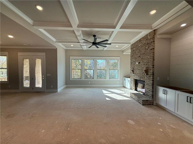 In-progress construction of a new home in , Jefferson, GA (Image 58).