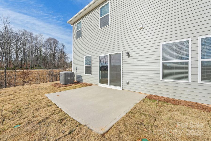 Exterior details and patio area of a home in Nelson's Creek, Mocksville (Image 15).