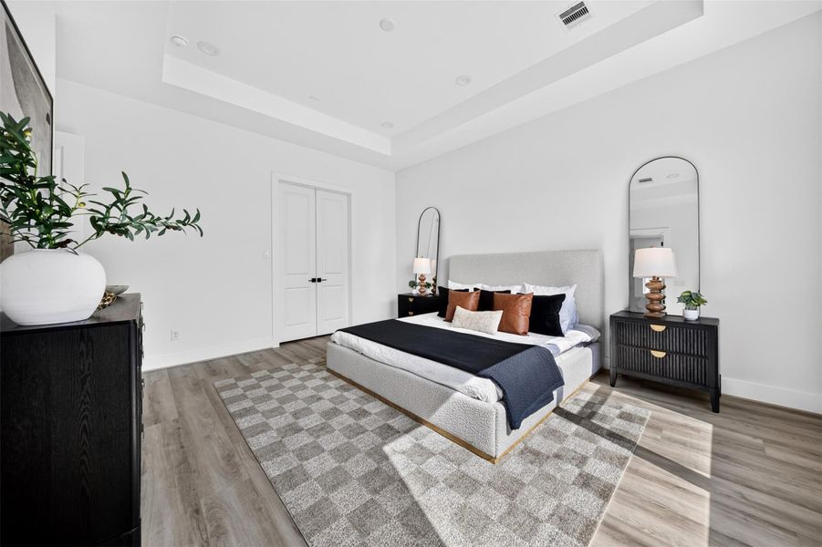 Furnished interior view inside a new home in , Houston (Image 19).