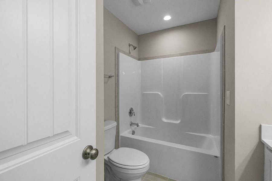 Representative furnished interior of a home built from the Pamlico by Caviness & Cates Communities in Bartlett Manor, Youngsville (Image 41).