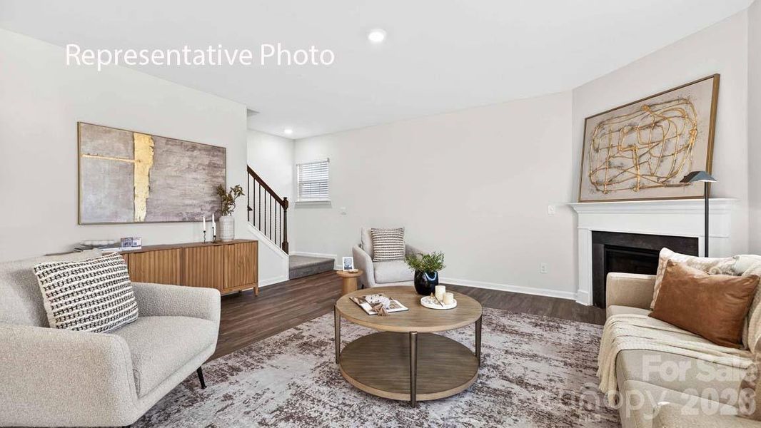 Furnished interior view inside a new home in Wallace Springs, Statesville (Image 10).