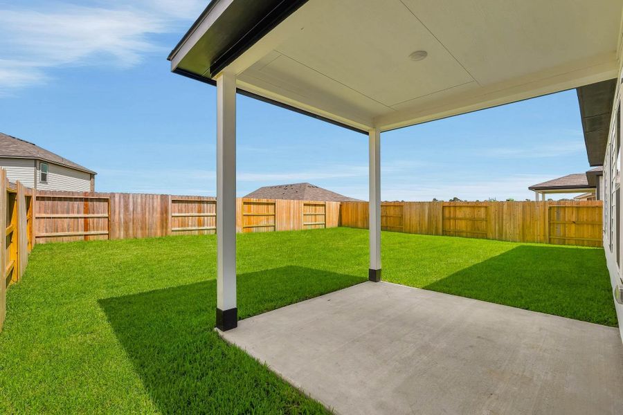 Exterior details and patio area of a home in Maple Woods, Hockley (Image 3).