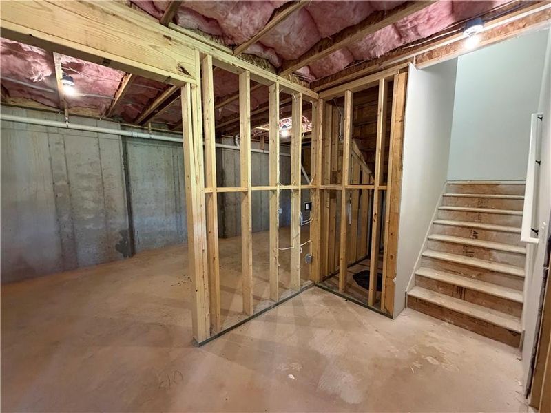 In-progress construction of a new home in Mallard’s Landing, Jefferson, GA (Image 43).