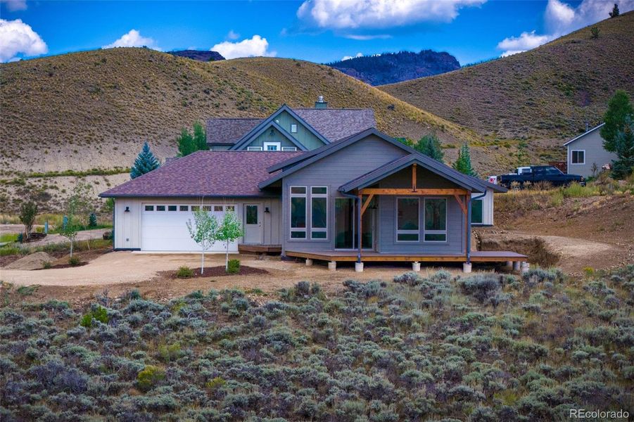 Front exterior of a new home in , Hot Sulphur Springs, CO, highlighting curb appeal (Image 19).