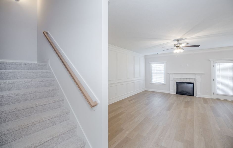 Spacious, unfurnished interior of a new home in The Sanctuary, Aiken (Image 22). Spacious, unfurnished interior of a new home in The Sanctuary, Aiken (Image 22).