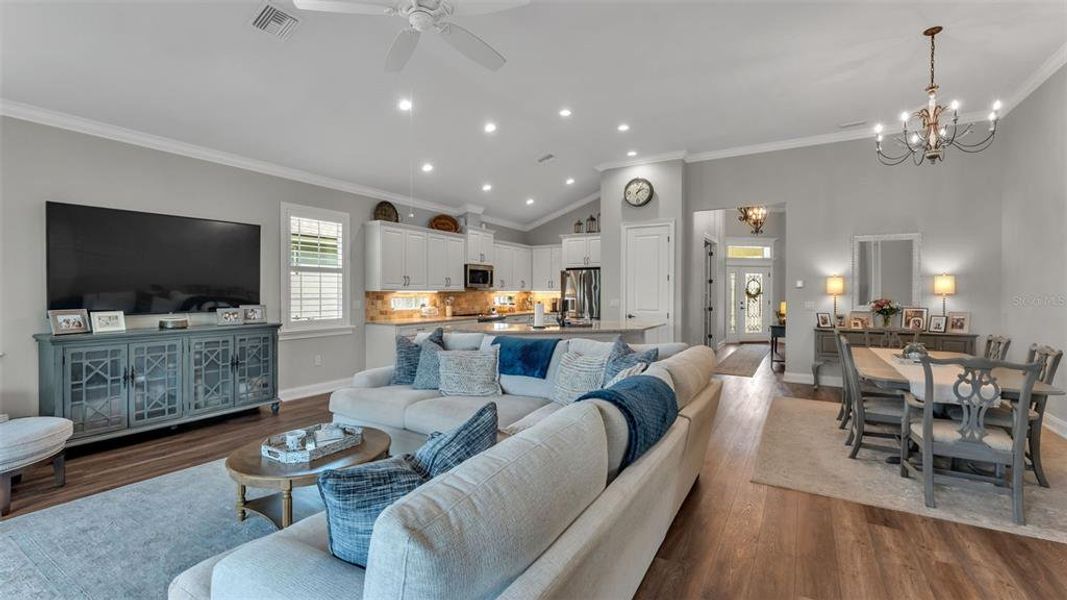 Furnished interior view inside a new home in , Lakeland (Image 34). Furnished interior view inside a new home in , Lakeland (Image 34).