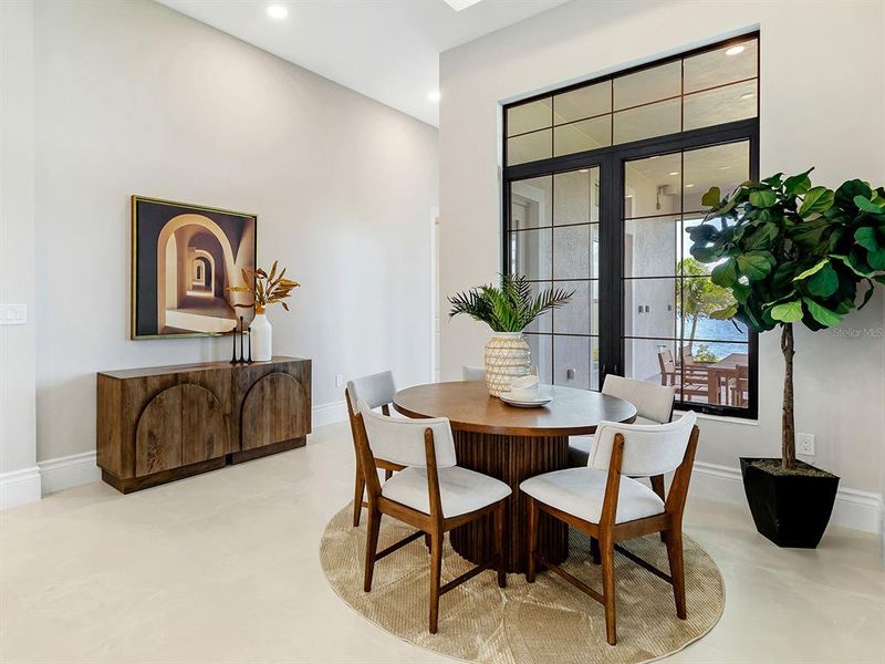 Furnished interior view inside a new home in , Sarasota (Image 54).