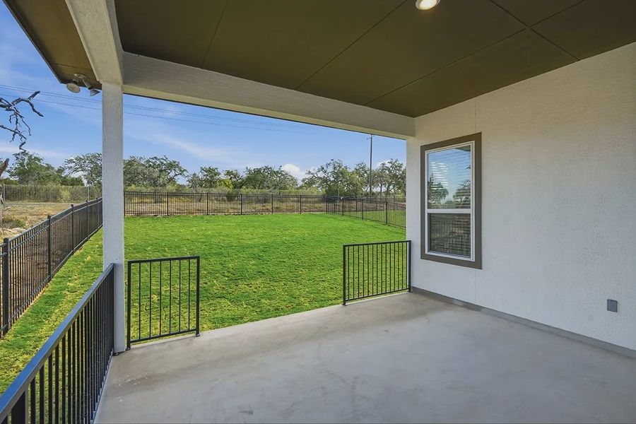 Representative exterior details of a home built from the Archer by Chesmar Homes in Alsatian Oaks, Castroville (Image 3).