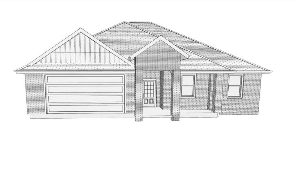 Exterior rendering of this home design in , Abilene, TX (Image 1). Exterior rendering of this home design in , Abilene, TX (Image 1).