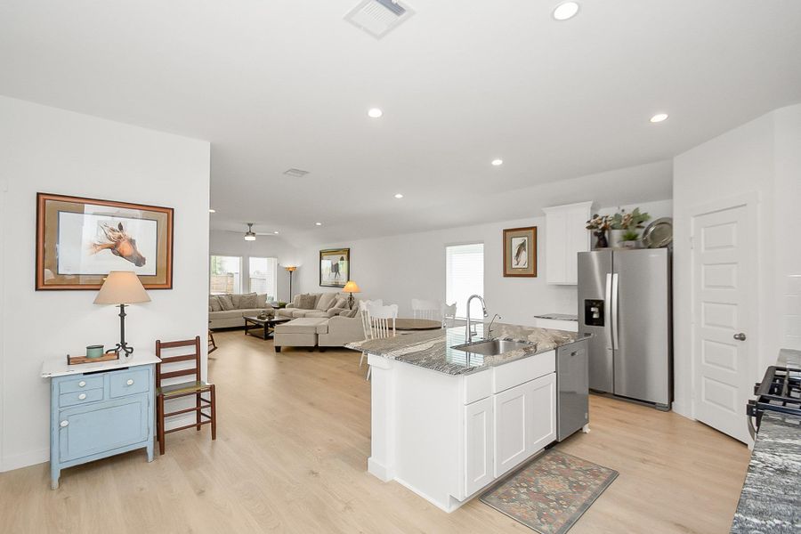 Furnished interior view inside a new home in , Richmond (Image 7).