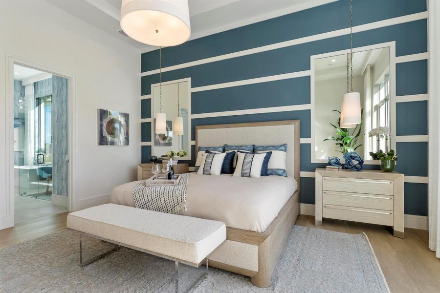 Furnished interior view inside a new home in , Port St. Lucie (Image 29).