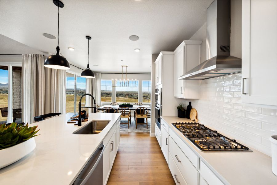 Furnished interior view inside a new home in Sterling Ranch Ascent Village, Littleton (Image 14).