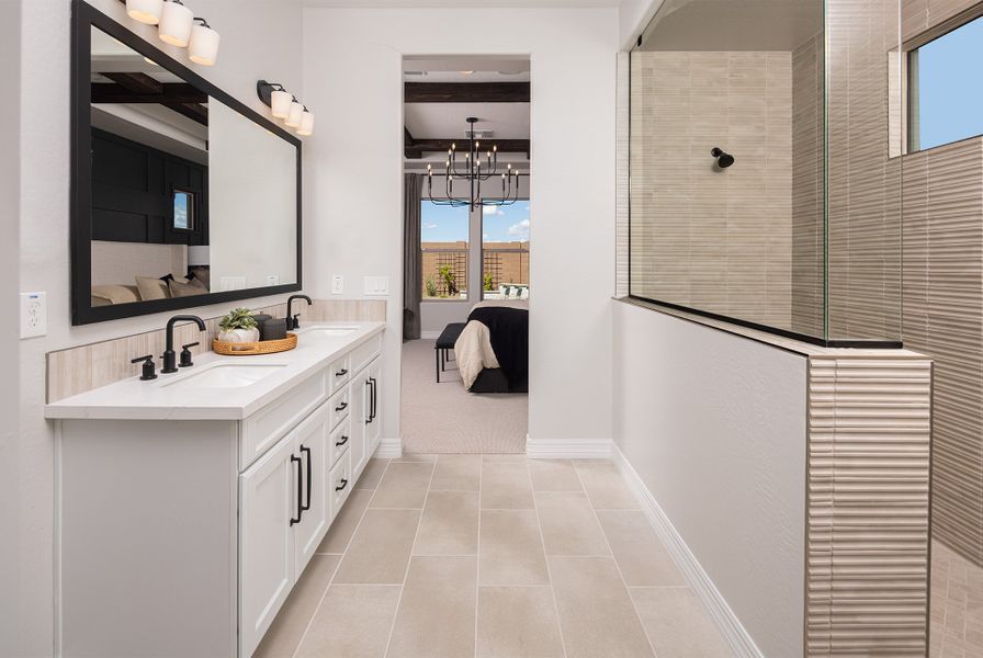 Representative furnished interior of a home built from the Olympic by Taylor Morrison in Verdin Passage Collection, Phoenix (Image 12).