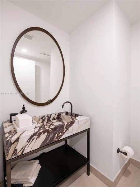 Furnished interior view inside a new home in , Miami (Image 37).