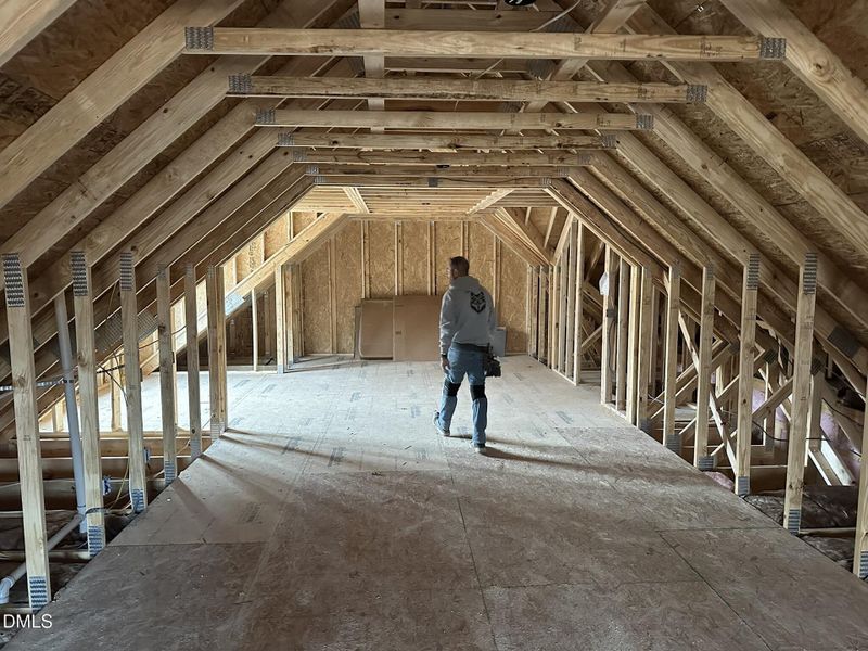 Unfinished bonus space