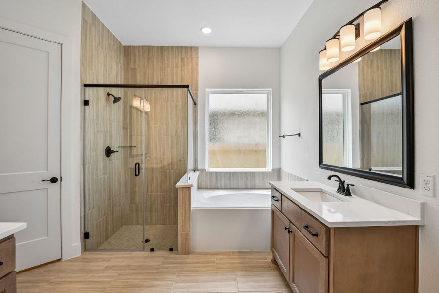 Furnished interior view inside a new home in Artavia, Conroe (Image 5).