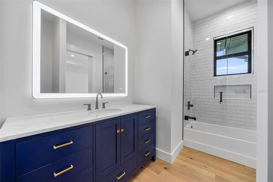 Furnished interior view inside a new home in , Tampa (Image 36).