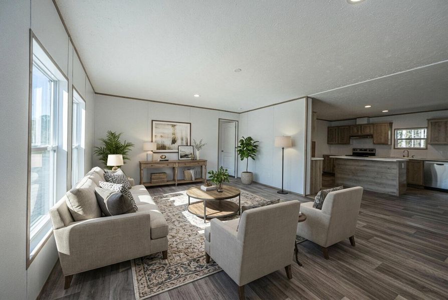 Furnished interior view inside a new home in , Summerville (Image 16).