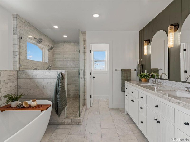 Furnished interior view inside a new home in , Denver (Image 38).