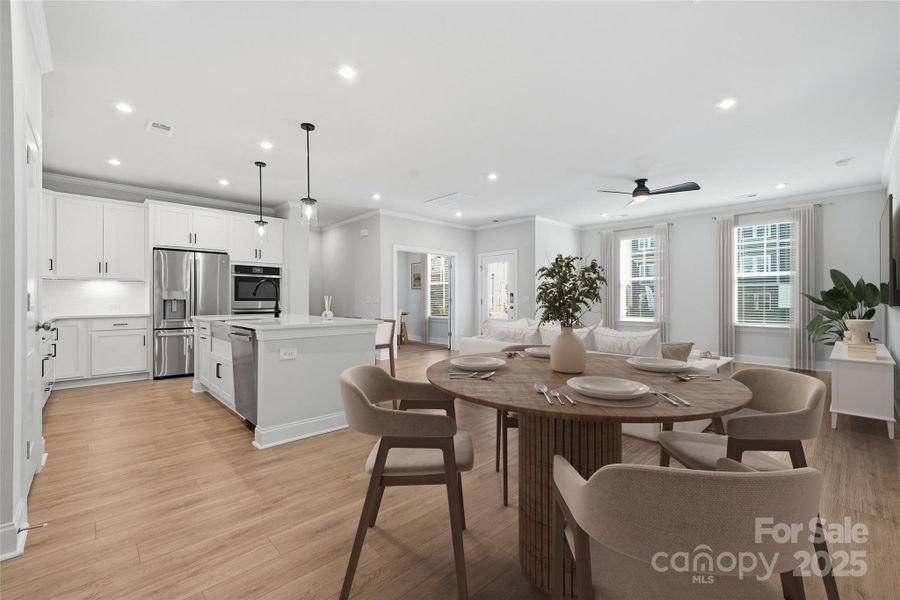 Furnished interior view inside a new home in Tillery at Wilson Farms, Fort Mill (Image 12).