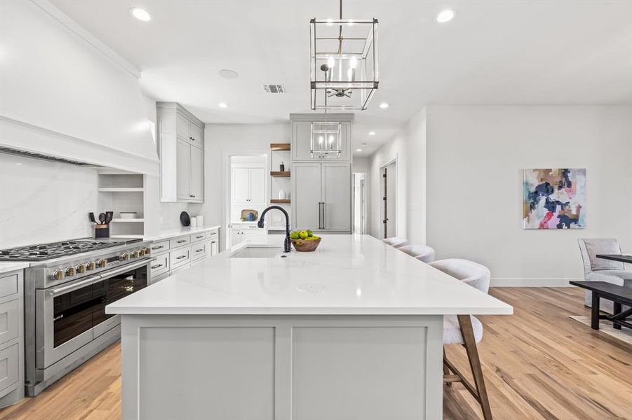 Furnished interior view inside a new home in , Aledo (Image 7).