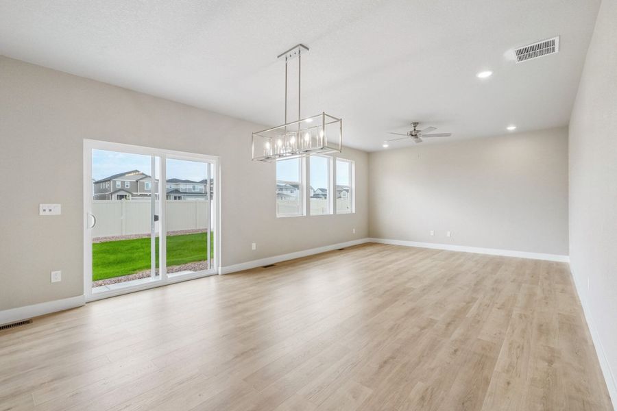 Spacious, unfurnished interior of a new home in The Trails at Aspen Ridge, Colorado Springs (Image 33).