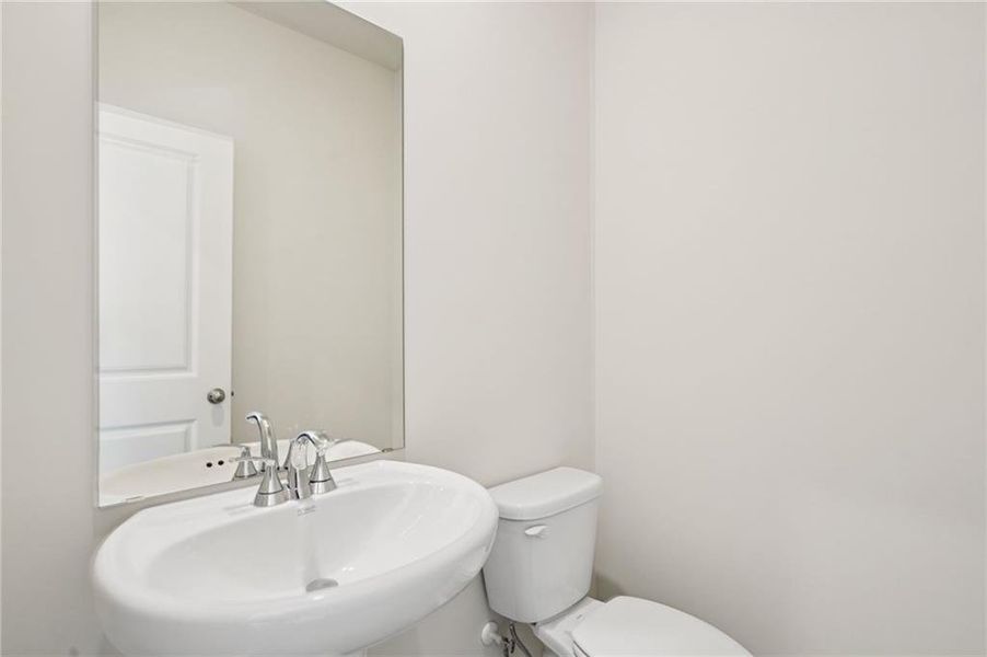 Furnished interior view inside a new home in Parkside at Grayson, Grayson (Image 14).