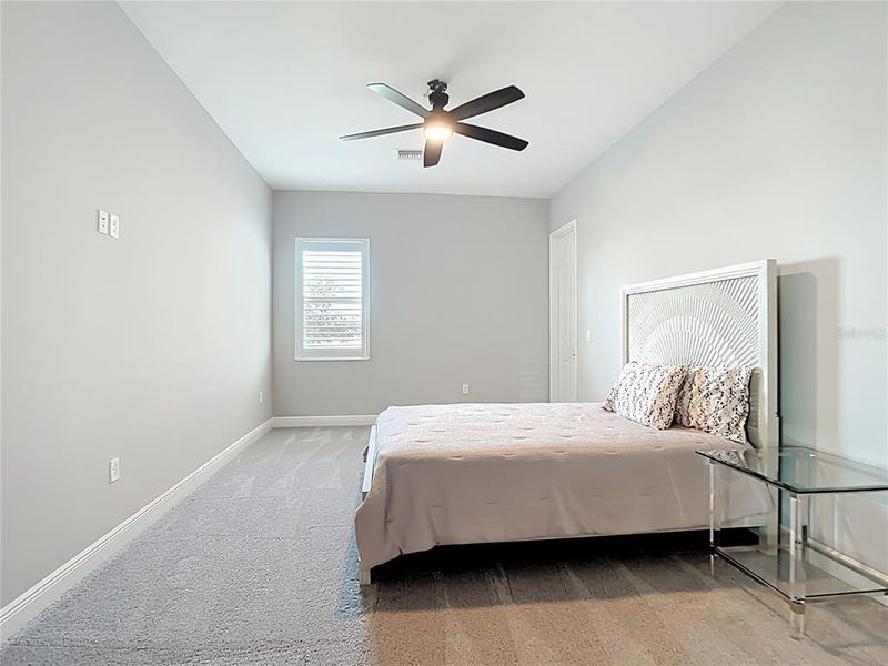 Furnished interior view inside a new home in Hampton Lakes, Sarasota (Image 44). Furnished interior view inside a new home in Hampton Lakes, Sarasota (Image 44).