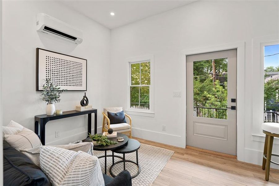 Furnished interior view inside a new home in , Atlanta (Image 44).