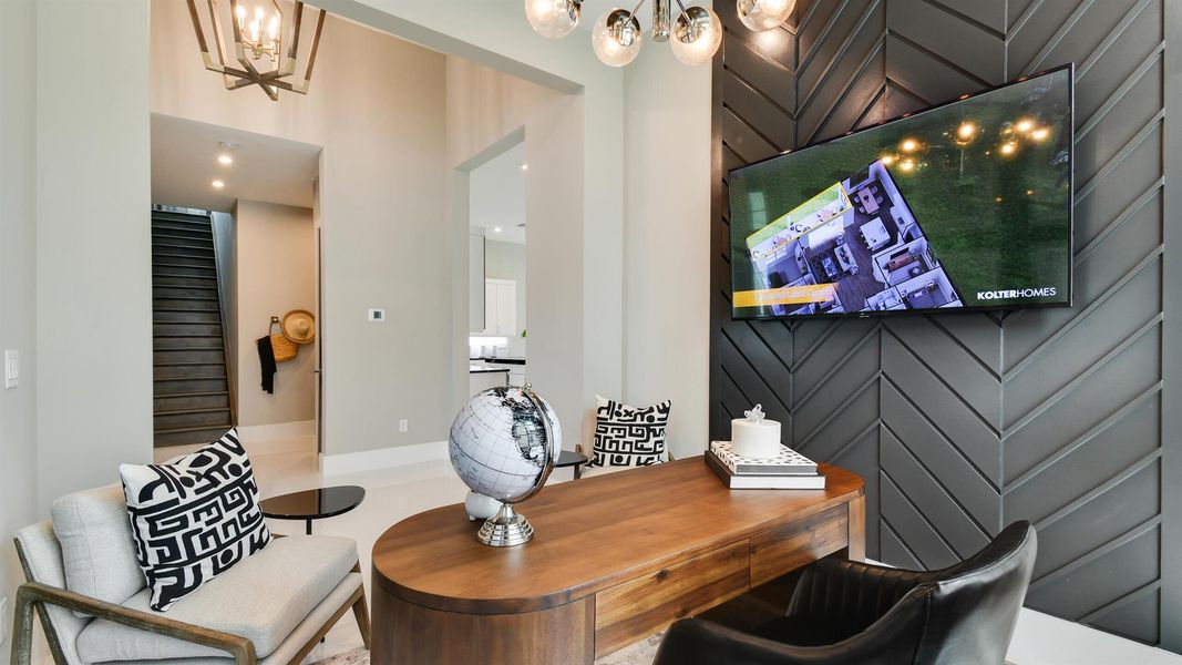 Furnished interior view inside a new home in Mosaic, Port St. Lucie (Image 41).