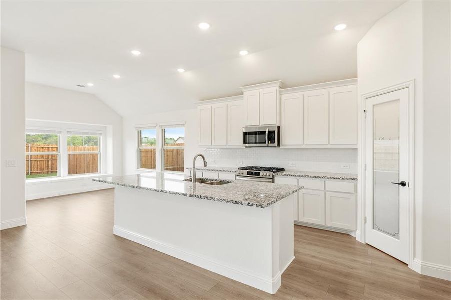 Furnished interior view inside a new home in East Oak Creek 50-55, Commerce (Image 13). Furnished interior view inside a new home in East Oak Creek 50-55, Commerce (Image 13).