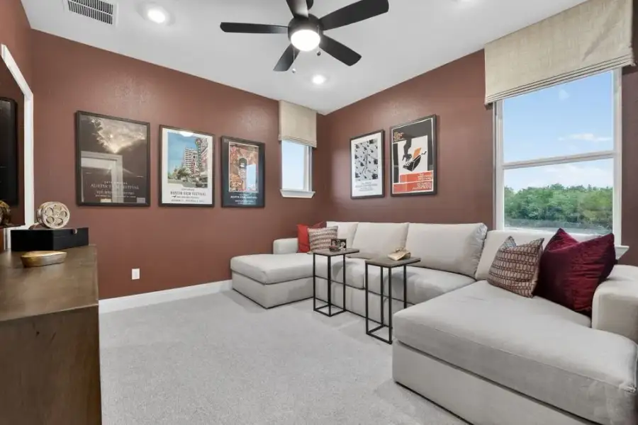 Representative furnished interior of a home built from the Balcones by Taylor Morrison in Eastwood, Manor (Image 12).