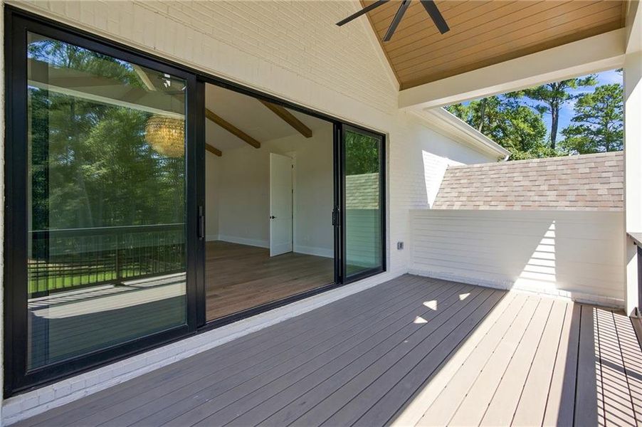 Exterior details and patio area of a home in , Milton (Image 4).