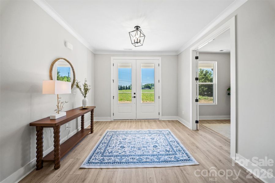 Furnished interior view inside a new home in , Concord (Image 9).