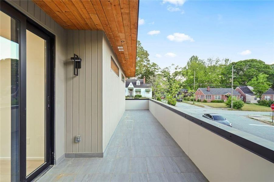 Exterior details and patio area of a home in , Atlanta (Image 4). Exterior details and patio area of a home in , Atlanta (Image 4).