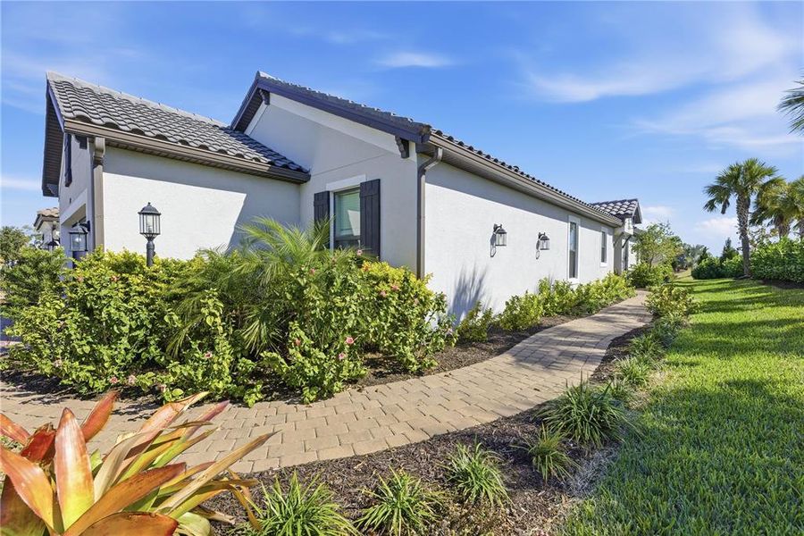 Exterior details and patio area of a home in , Bradenton (Image 27). Exterior details and patio area of a home in , Bradenton (Image 27).